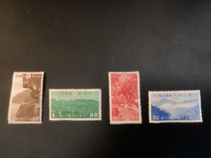 JAPAN stamps Scott #320-323 MNH complete set