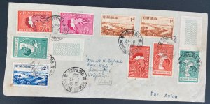 1961 Saigo Vietnam Airmail Cover To Lexington VA USA