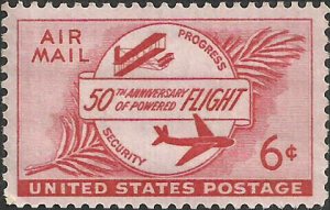# C47 MINT NEVER HINGED ( MNH ) POWERED FLIGHT