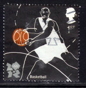 GB 2009 QE2 1st Olympic & Paralympics London Basketball used SG 2990 ( G1133 )