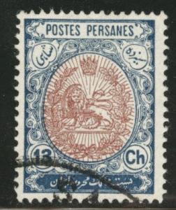 Iran Persia Scott 454 Used 1909 stamp