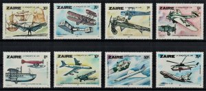 ZAIRE 1978 - History of aviation /complete set MNH
