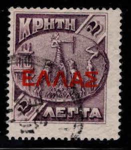 Crete Scott 112 used 1909 overprint