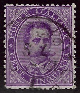 Italy SC#50 Used F-VF SCV$22.50...Worth a Close Look!