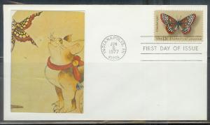 1713 Butterfly Issue FDC (Unknown cachet) 