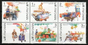 Macao Stamp 909-914  - Street vendors