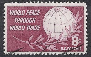 United States #1129 8¢ World Peace Through Trade (1959). Used.