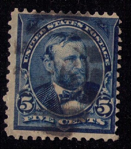 US Sc 281 Used Dark Blue Fine