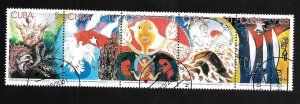 Cuba 2001 - FDI - Strip - Scott #4174