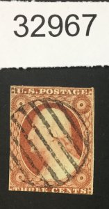 US STAMPS   #11 USED LOT #32967