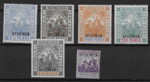BARBADOS 1892 2/6d violet and green plus - 70636