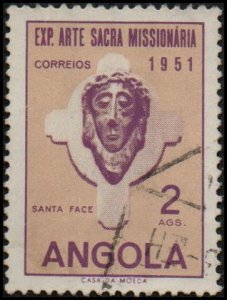 Angola 361- Used - 1a Missionary Art Exhibit (1952) (cv $0.55)