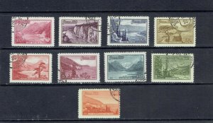 RUSSIA - 1959 TOURIST SCENES - SCOTT 2272 TO 2280 - USED