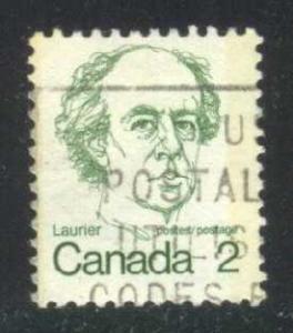 Canada #587 Sir Wilfrid Laurier, used (0.20)