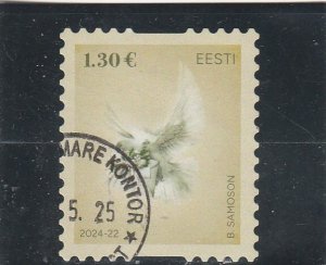 Estonia  Scott#  1041  Used  (2024 Dove Carrying Envelopes)