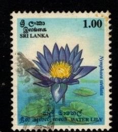 Sri Lanka #1115 Water Lily - Used