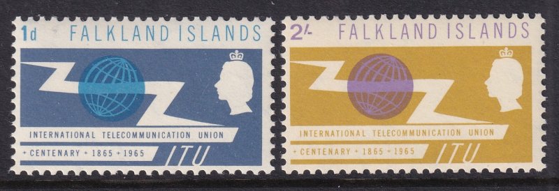 Falkland Islands 154-155 ITU MNH VF