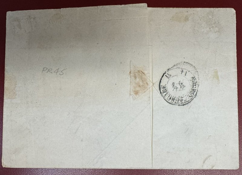 Prussia, Scott #2 and 3 Used on 1857 Cover to Dresden