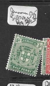 JAMAICA  (PP1712B) ARMS 1/2D SG 37  MNH