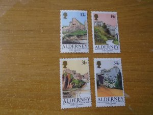 Alderney  #  28-31  MNH