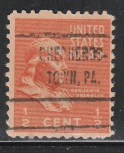 Precancel - Shepherdstown, PA - PSS 719.5