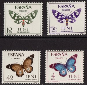 Thematic stamps IFNI 1966 STAMP DAY INSECTS 219/22 mint