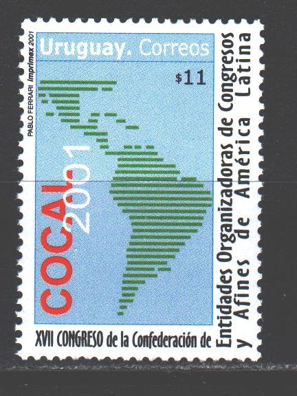 Uruguay. 2001. 2586. Congress of Trade Union Leaders of Teachers. MNH.
