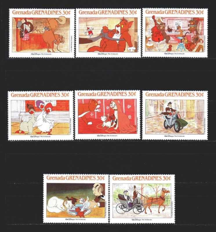 Saint Vincent and the Grenadines. 1988. 1018-27 from the series. Disney Carto...