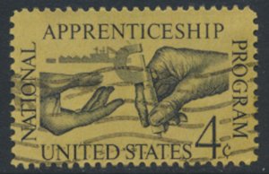 USA  SC#  1201   Used 1962 Apprenticeship Program  see scan