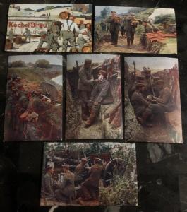 Fantastic 6 Germany RPPC postcard covers collection German Army WWI