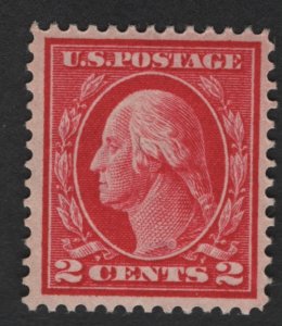 US #406 Very Fine w/Original Gum. Never Hinged. Choice Centering. Showpiece!