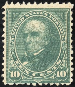 US Stamps # 258 MLH Fresh Scott Value $275.00