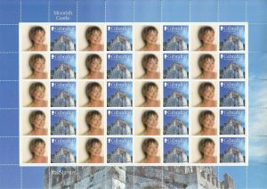 2015 Gibraltar - Personalised Stamp Sheet - Cat Ref GPS-13 - 20 x G Value