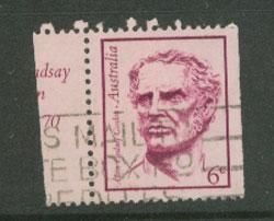 Australia SG 481  VFU  Booklet stamp with  label - top ri...