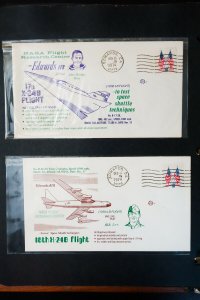 US Early Unsearched Space Program Stamp Covers Collection