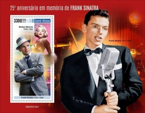 Guinea-Bissau - 2023 Singer Frank Sinatra - Stamp Souvenir Sheet - GB230213b1