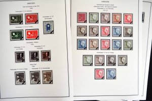 COLOR PRINTED SWEDEN 1941-1970 STAMP ALBUM PAGES (47 illustrated pages)