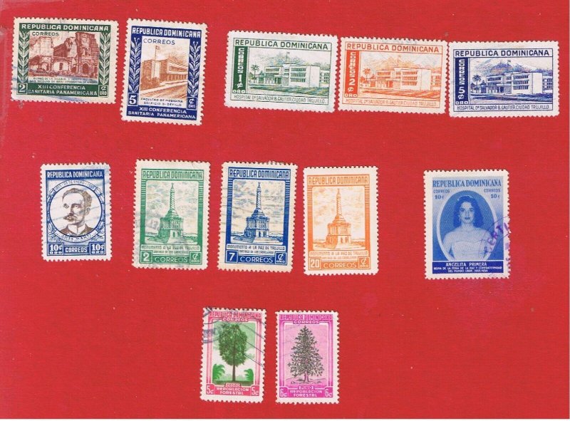 Dominican Republic #444 /472   VF used   4 sets + singles   Free S/H