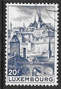 Luxembourg 249: 20f The Capital, used, F-VF
