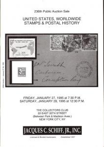 United States, Worldwide Stamps & Postal History, Schiff 236