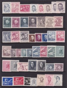 Czechoslovakia a mint collection from around 1940's