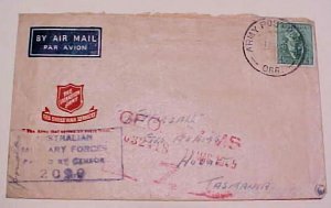 AUSTRALIA   SALVATION ARMY  PO #066 PINE CREEK 1945