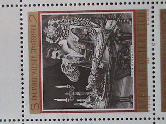 AUSTRIA STAMP: 1969   DON GIOVANNI, BY MOZART -CENTENARY OF VIENNA OPERA HOUSE: