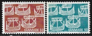 Denmark #454-455   MNH