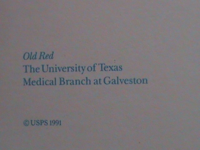 ​UNITED STATES-1991-OLD RED-UNIVERSITY-TEXAS-MEDICAL BRANCH AT GALVESTON-MNH