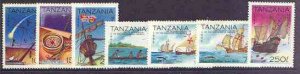 TANZANIA - 1992 - Discovery of America - Perf 7v Set - Mint Never Hinged