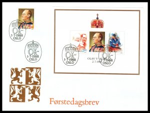 Norway 930-931 U/A FDC