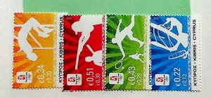 CYPRUS Sc 1097-1100 NH ISSUE OF 2008 - OLYMPICS - (JS23)