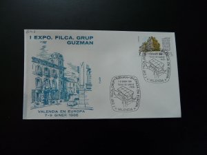 Valencia philatelic exposition cover Spain 1986
