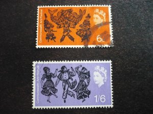 Stamps - Great Britain - Scott# 428-429 - Used Set of 2 Stamps